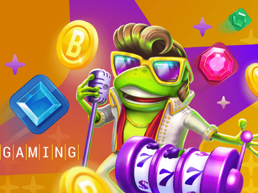 BGaming kampaania Drops Frenzy Fest maskott, rahasümbolid ja slotimasin