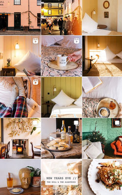 Autumn Winter Visual Social Media Curation