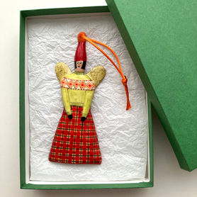 ceramic decoration, Christmas decoration