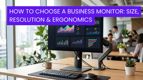 How to Choose a Business Monitor: Size, Resolution & Ergonomics