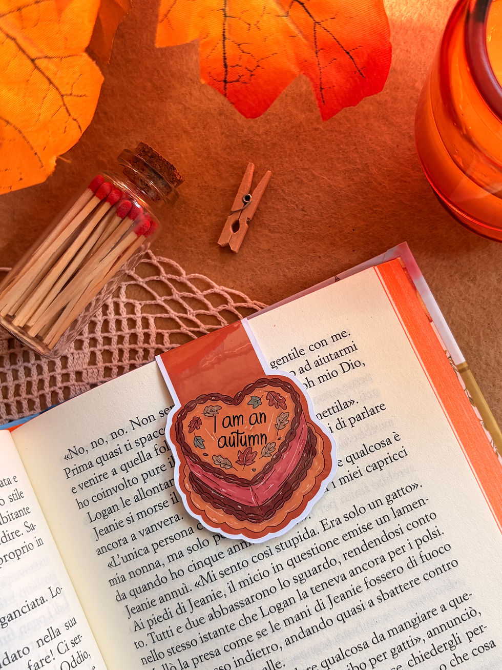 Miniatura: I am an autumn - Segnalibro Magnetico