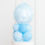 Thumbnail: Pale Blue Customized Balloon Stack  - AIR-FILLED (Non-Flying)