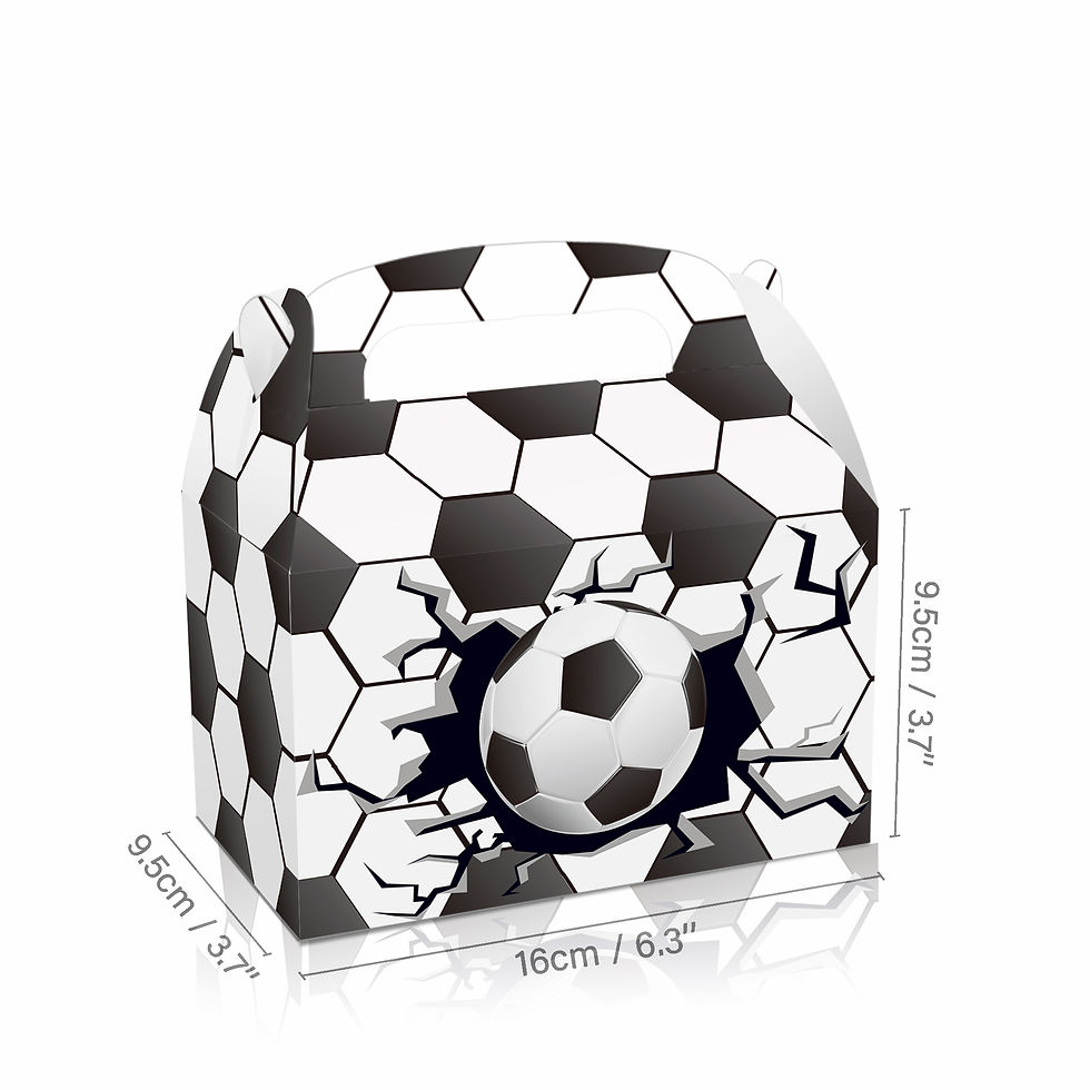 Thumbnail: Soccer Football Party Boxes 12count Ast