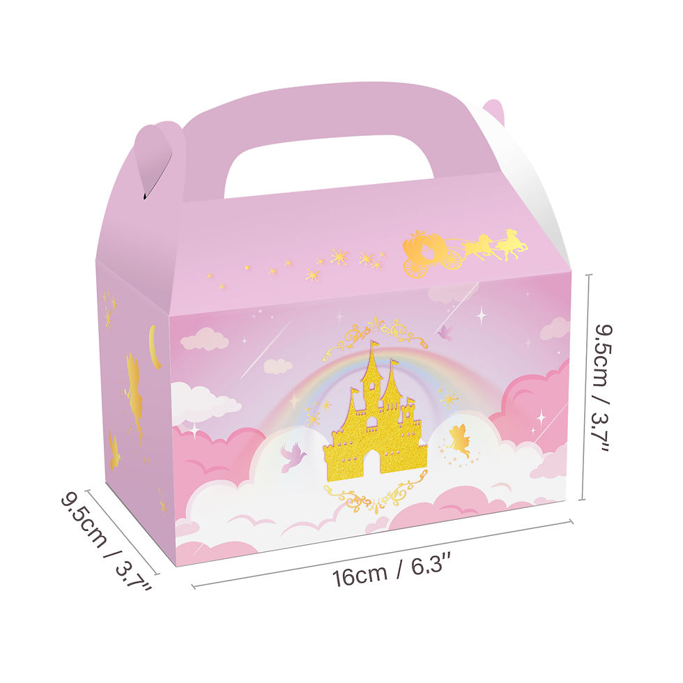 Thumbnail: Princess Castle Party Boxes 12count Ast