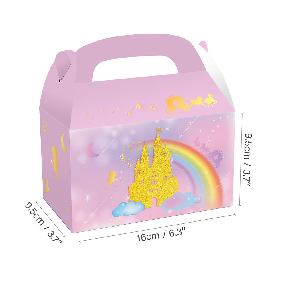 Thumbnail: Princess Castle Party Boxes 12count Ast