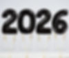 Thumbnail: 2026 Black Number Foil Metallic Balloons  - HELIUM FILLED