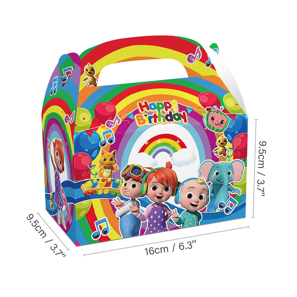 Thumbnail: CocoMelon Party Boxes 12count Ast