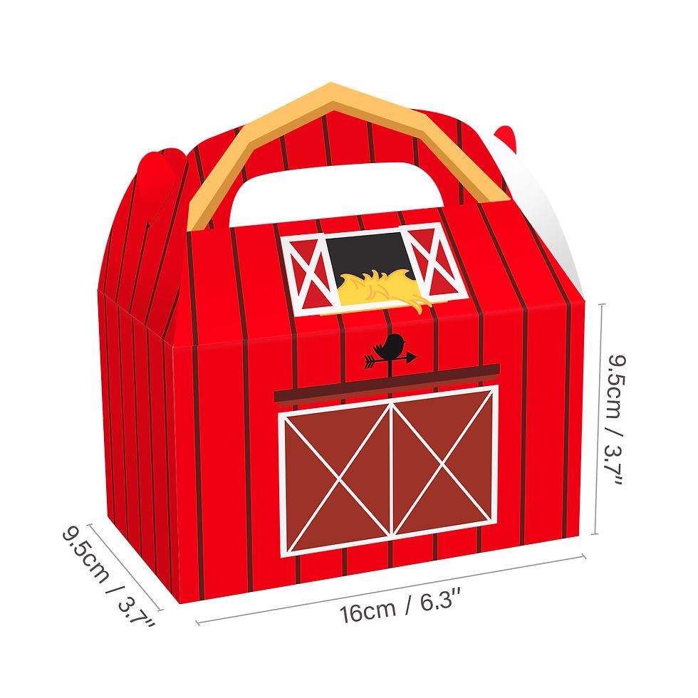 Thumbnail: Farm Animals Party Boxes 12count Ast