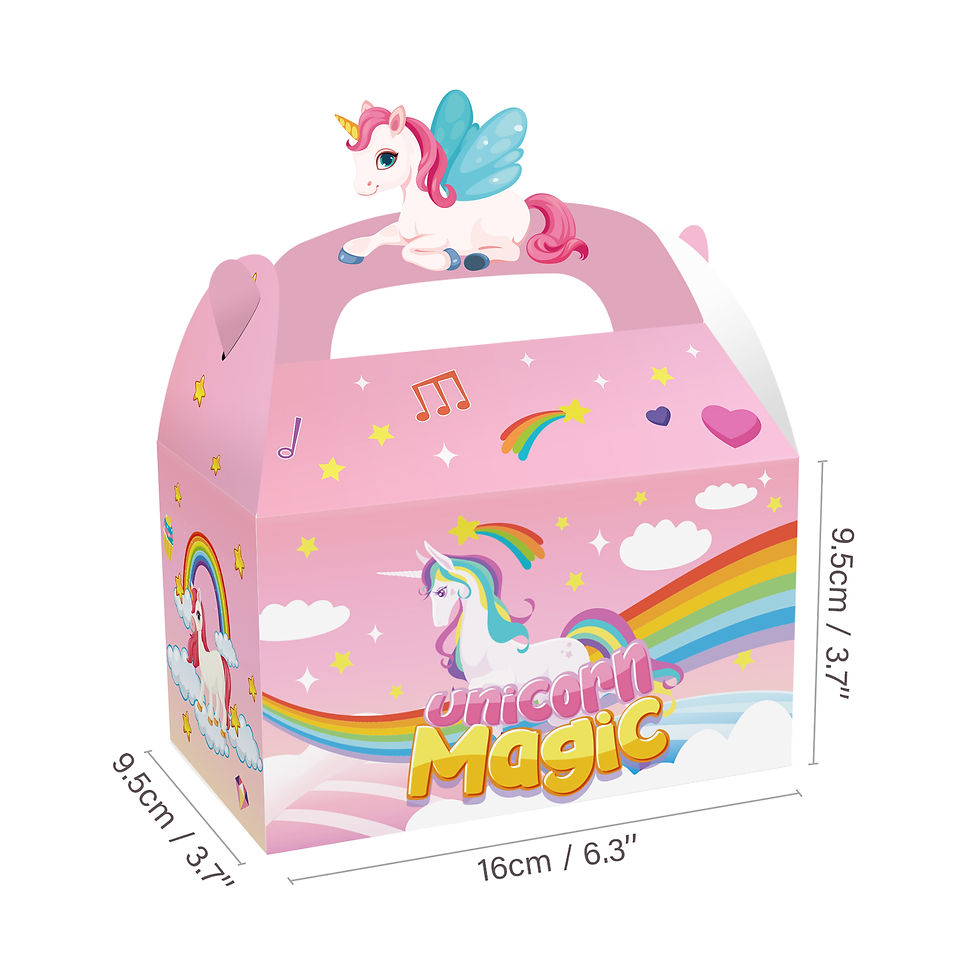 Thumbnail: Unicorn  Party Boxes 12count Ast
