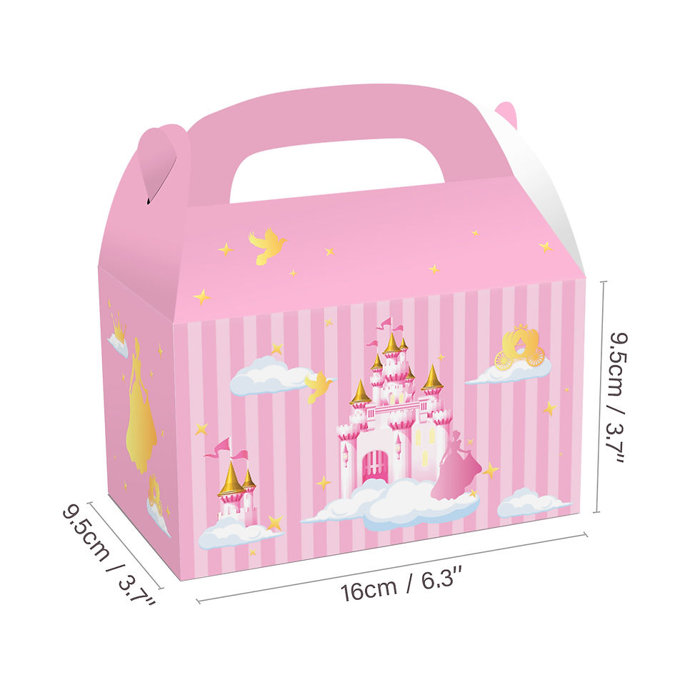 Thumbnail: Princess Castle Party Boxes 12count Ast