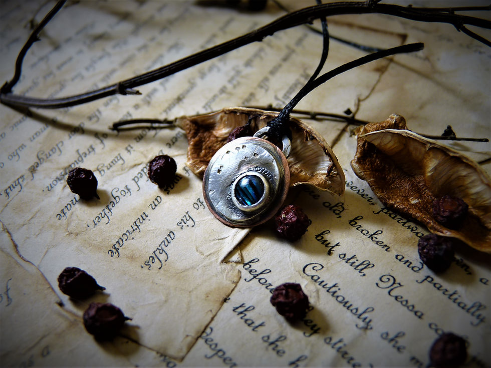 Thumbnail: Abalone Moon Charm