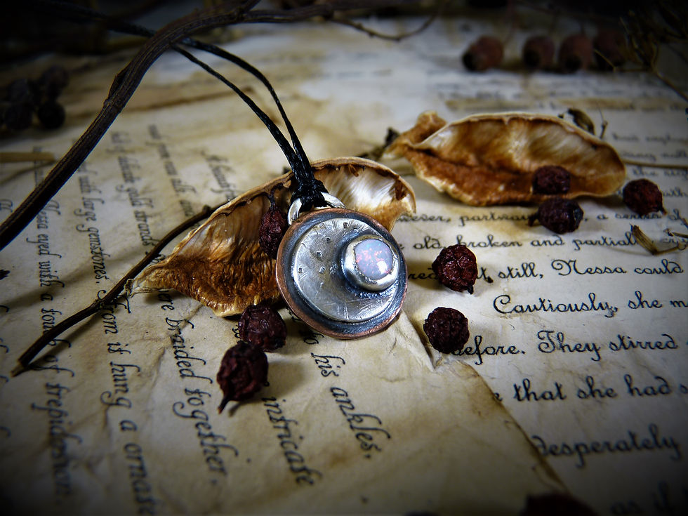 Thumbnail: Opal Moon Charm