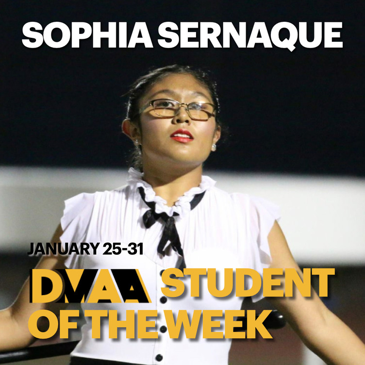 Sophia Sernaque is the DMAA Student of the Week for January 25-31