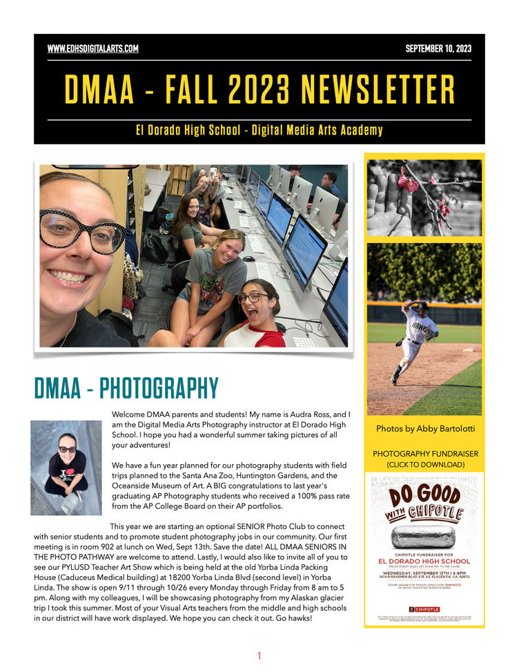 DMAA - FALL 2023 NEWSLETTER