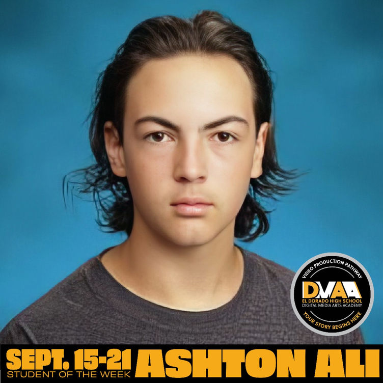 Ashton Ali is the DMAA Student of the Week for 9/15-9/21