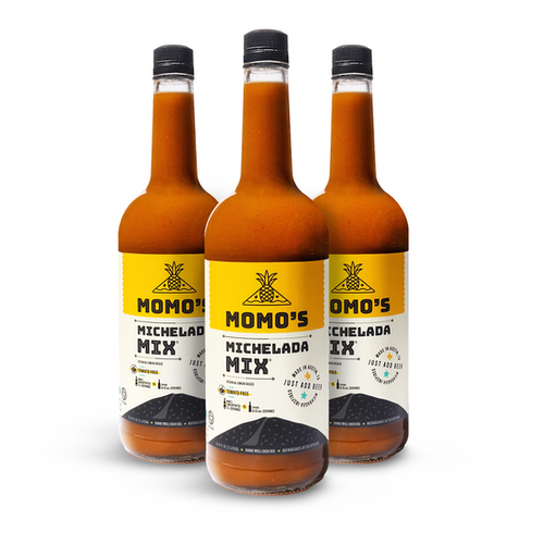 Momo's Michelada Mix, (3 pack) 1 Liter bottles | Momo's Michelada Mix