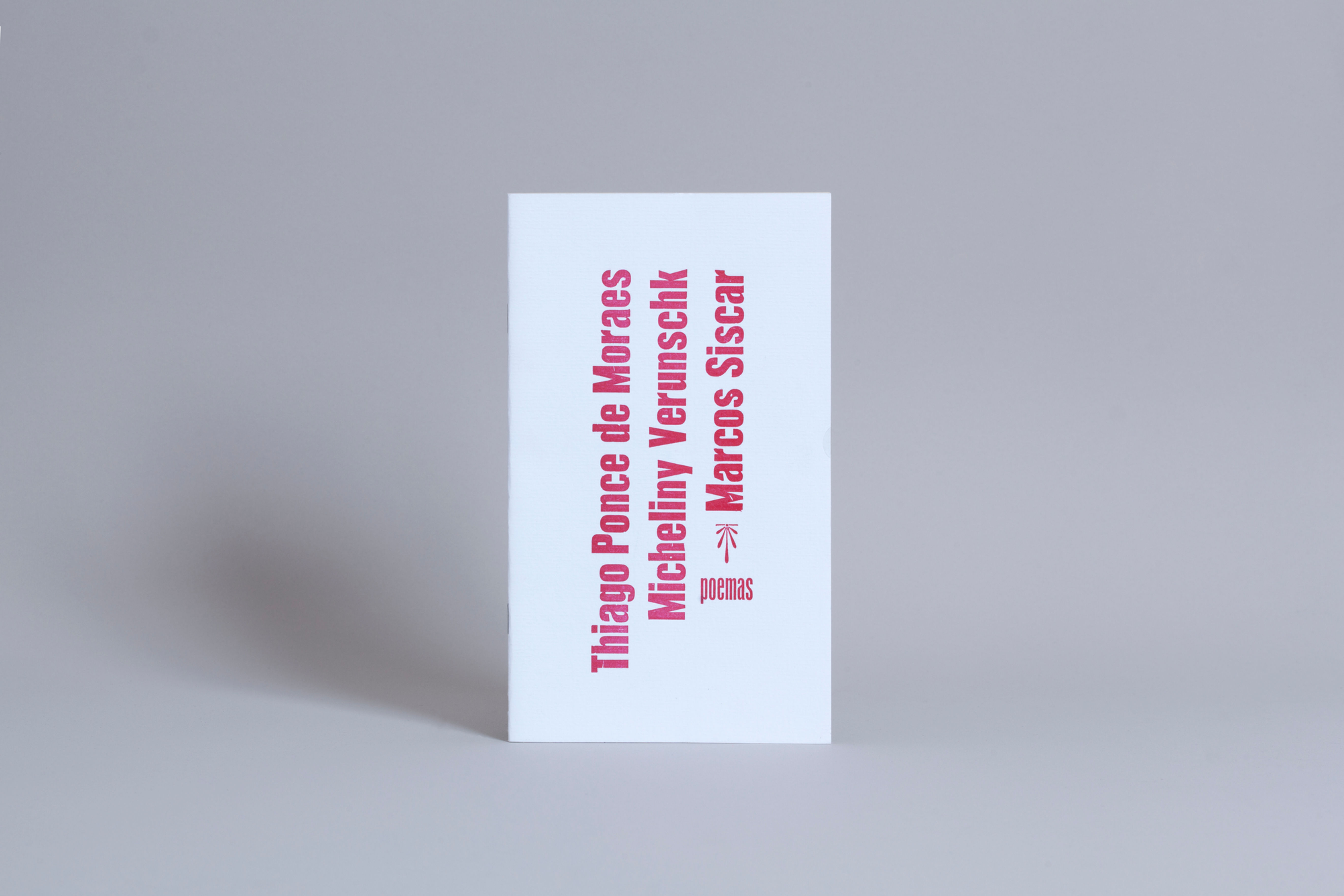 Plaquete Vozes Versos / Thiago Ponce de Moraes Micheliny Verunschk Marcos Siscar