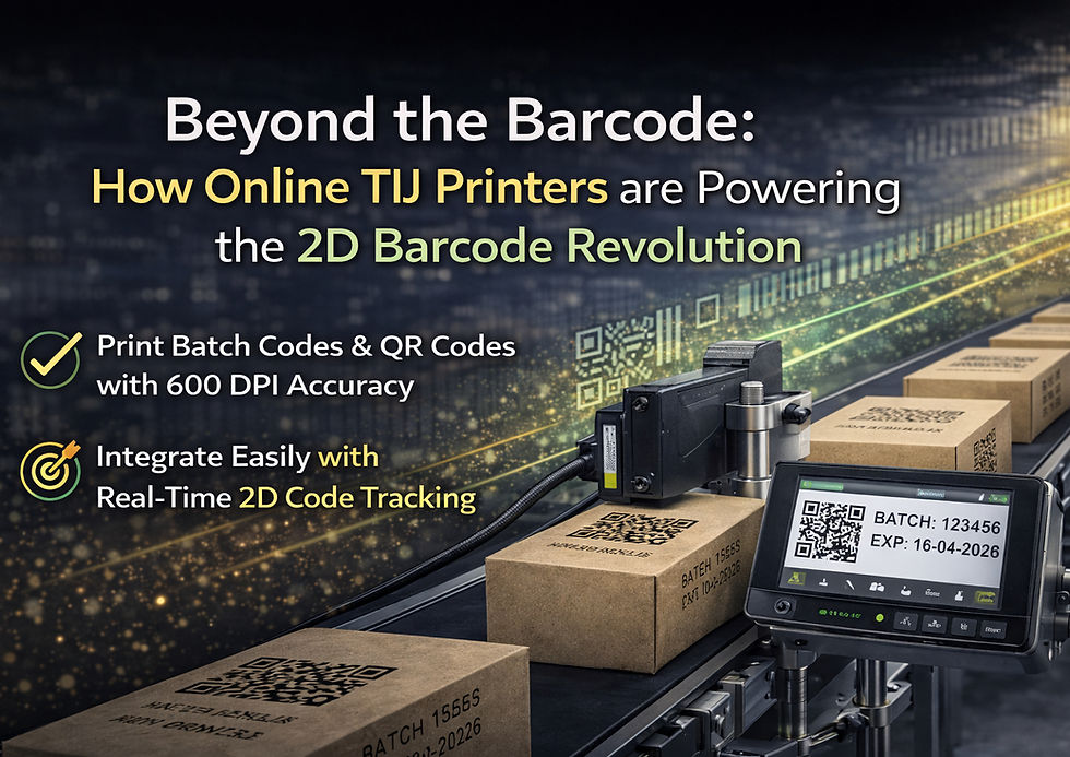 Beyond the Barcode: How Online TIJ Printers are Powering the 2D Barcode Revolution