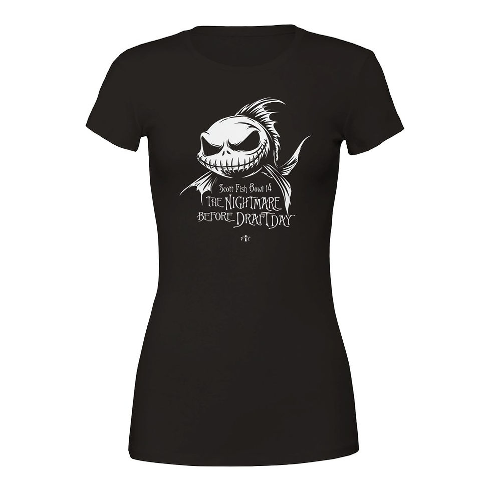 Thumbnail: Bad Dream Prior to Santa Premium Womens Crewneck T-shirt | Bella + Canvas 6004