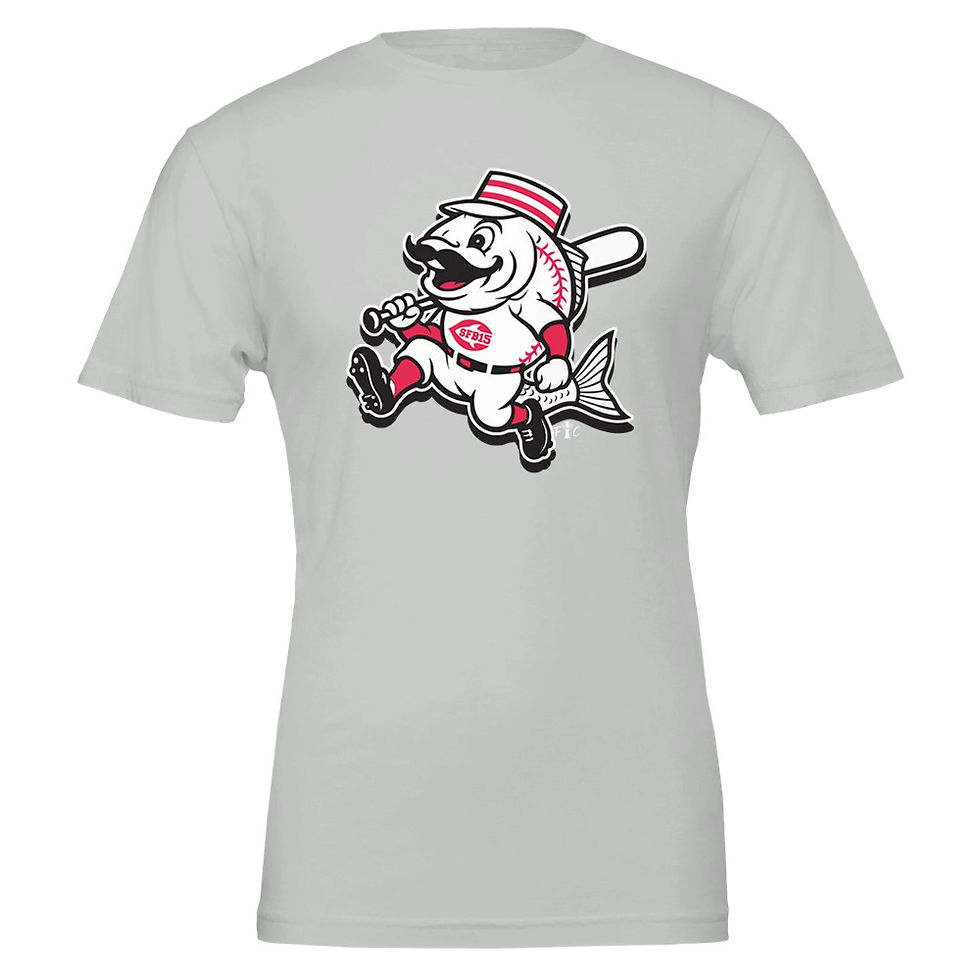 Thumbnail: Old-Timey Fishtache | Premium Unisex Crewneck T-shirt