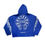 Thumbnail: QPSKIFLWRZ BLUE CHROME ZIP UP HOODIE 