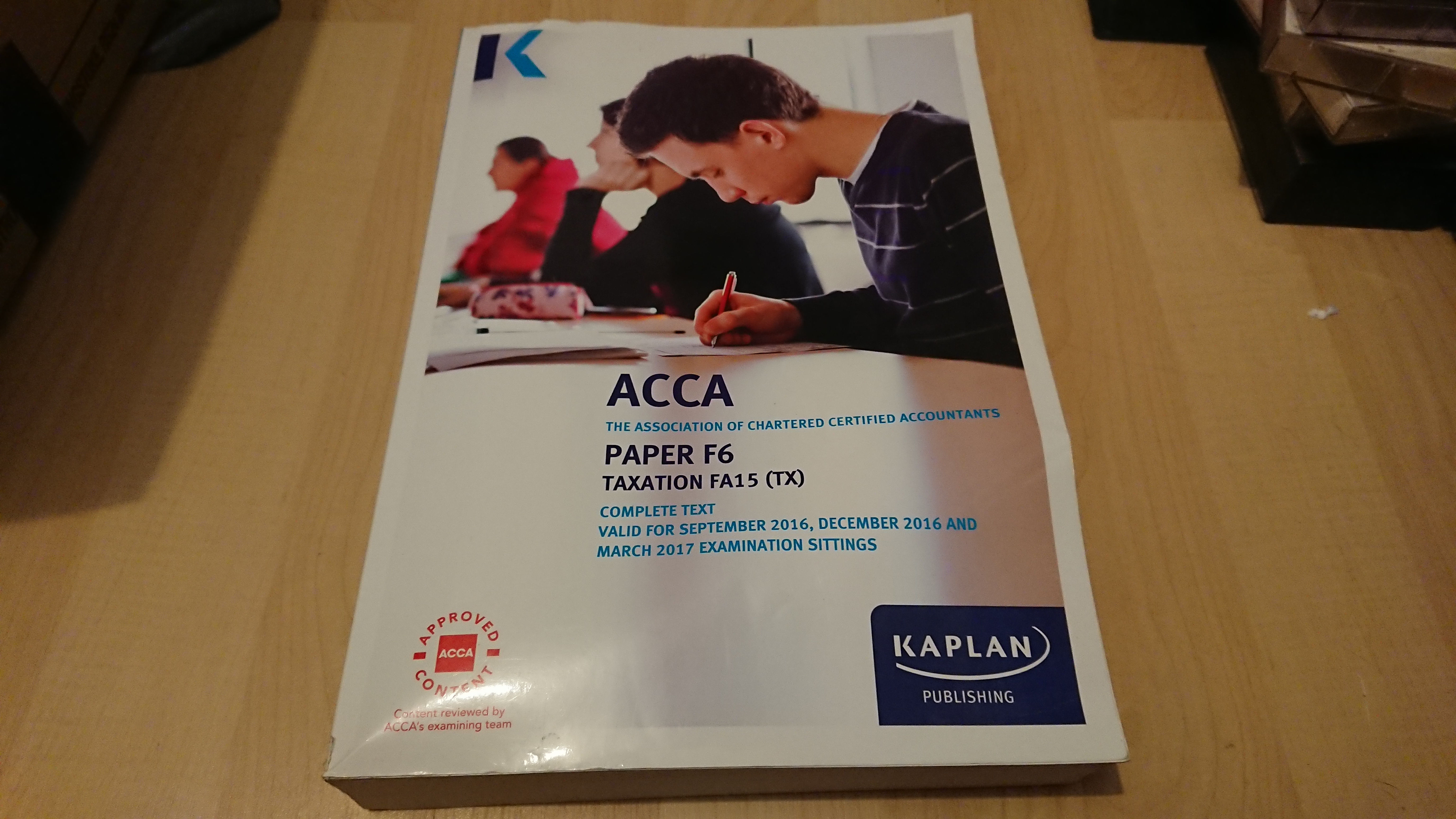 ACCA Taxation (TX) F6 Complete text Kaplan 2016-17