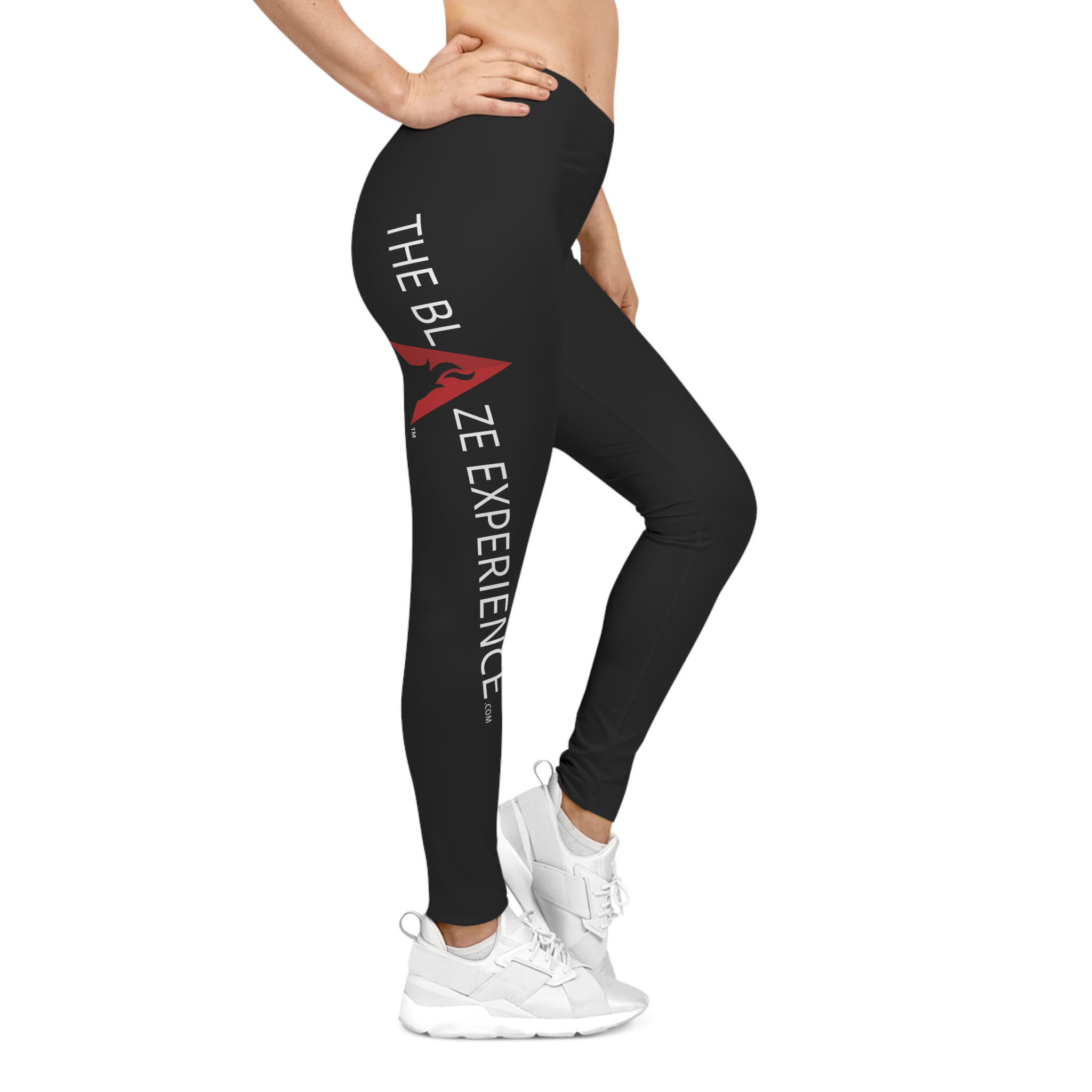 Women’s Active Leggings with Motivational Quote - Perfect for Fitness & Leisure