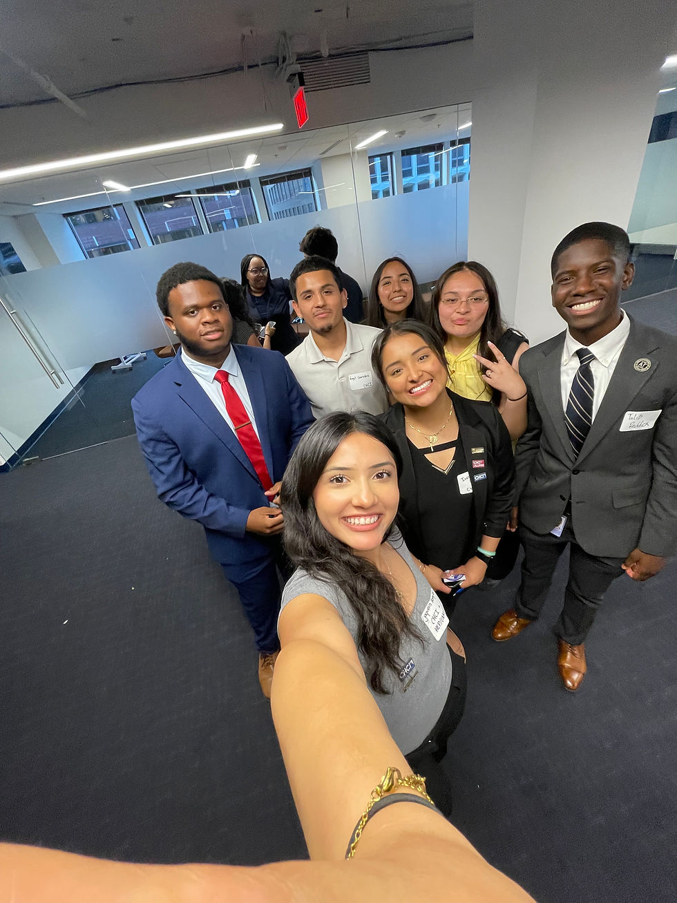National HEPCAMP Association DC Intern with fellow HEPCAMP interns Ivette, Angel, Yaisy and Lesly.