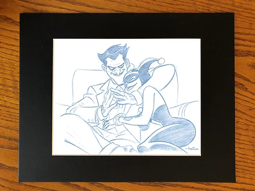 Joker And Harley Original Sketch Sketching101