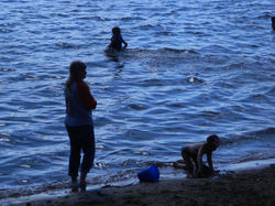 Swimming......