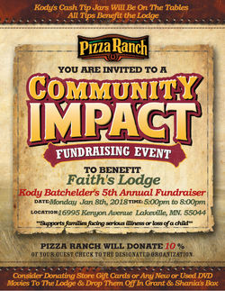 Pizza Ranch Single Voucher 2017-2018 FLY