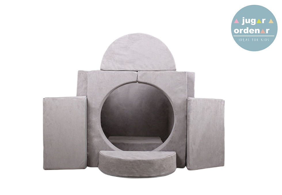 Miniatura: Light Gray Play Couch