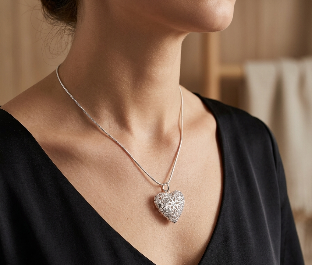 Ocean Heart Locket