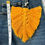 Thumbnail: Yellow macrame feather key clasp