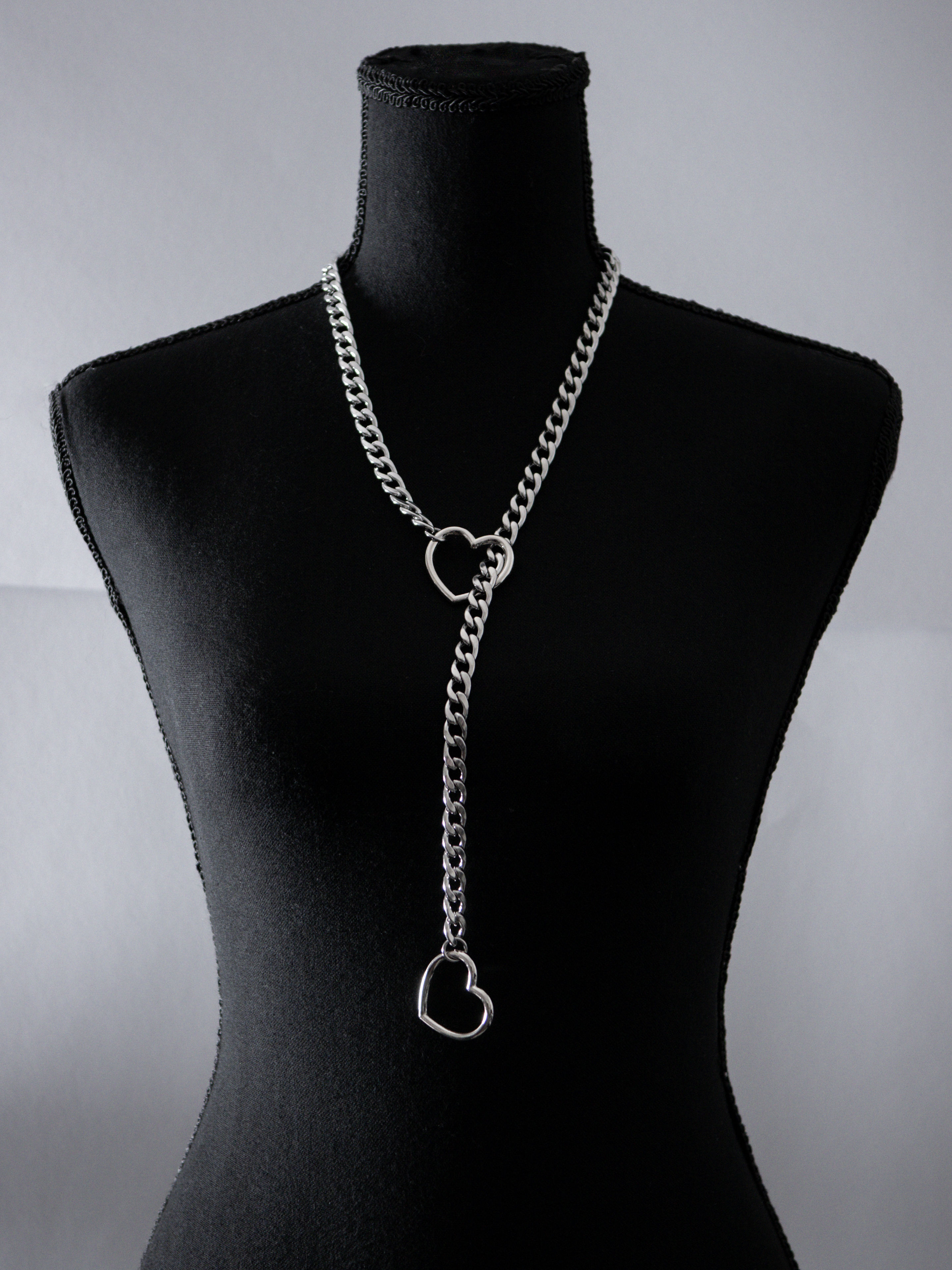 Heart Slip Chain Choker