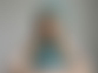 Ice blue floral headpiece