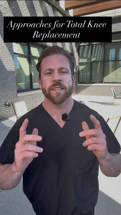 Approaches for total knee replacement