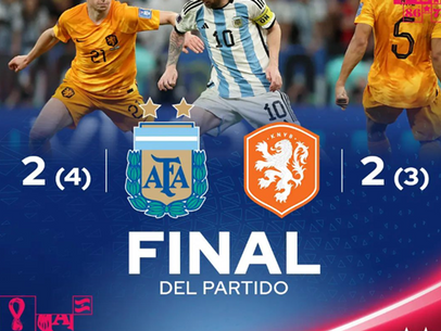 ARGENTINA DERROTA A PAISES BAJOS Y AVANZA A SEMIFINALES DEL MUNDIAL QATAR 2022