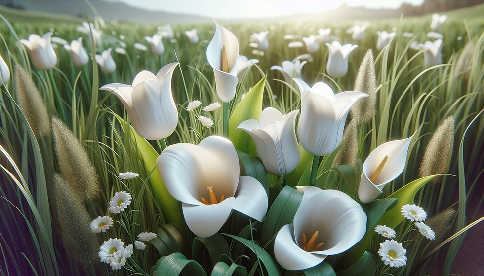 Tulips and Lilies in a field.png