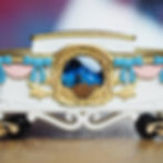 Springtime Express - Blue Bird Caboose - close up