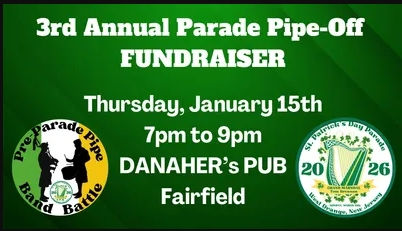 West Orange St.  Patrick's Day Parade Pre-Parade Pipe-Off