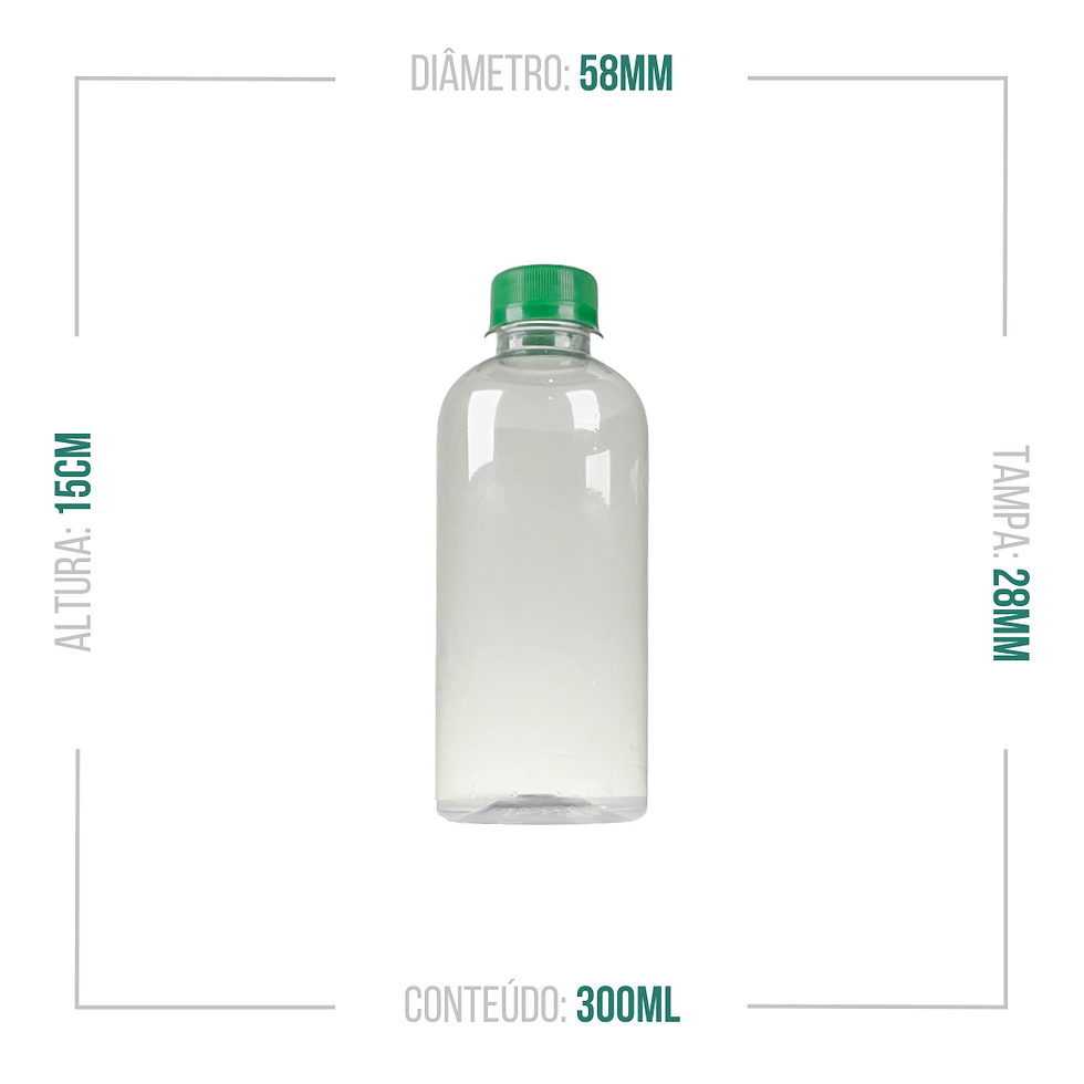 Miniatura: GARRAFA PET 300ML RED WINI C/200 UND