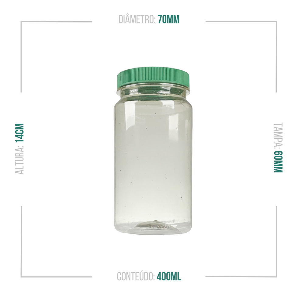 Miniatura: POTE 400ML PCO60 RED. C/100 UND