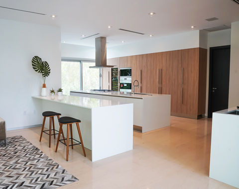 Lavori di ristrutturazione di un appartamento a Napoli - Design cucina - Parquet