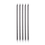 Küçük resim: 6 LI  UZUN GÜMÜŞ MUM 20 CM