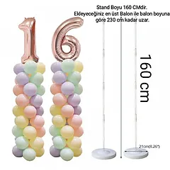 balon standi koklu sus ve balon