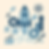 Rocket launching amidst gears, arrows, and an atomic symbol. Blue and beige theme, suggesting growth and innovation.