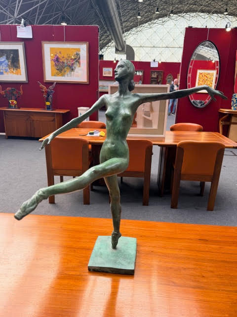 Miniatura: BALLERINA- SCULTURA IN BRONZO PATINATO