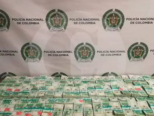 Medellín, con 1.100 millones de pesos en efectivo fue capturado Diego Fernando Orozco.
