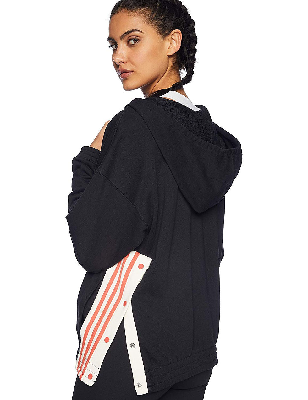 Thumbnail: Adidas Adibreak Hoodie Black Zip Damen DH4665